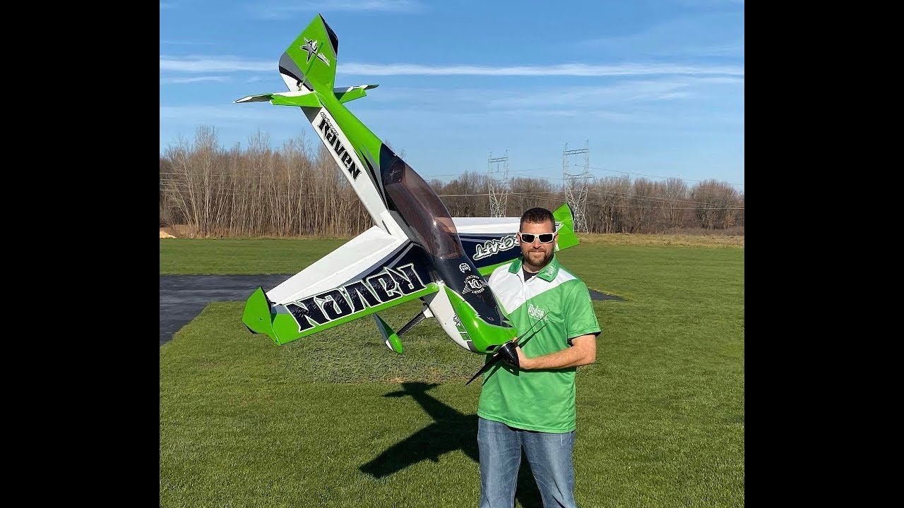 Spring day at the field with my 73&rdquo; AJ Aircraft Raven