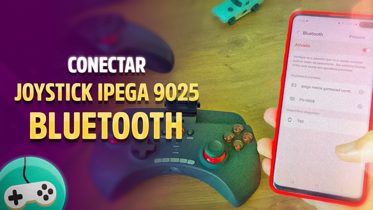 Como conectar o controle bluetooth joystick Ipega 9025