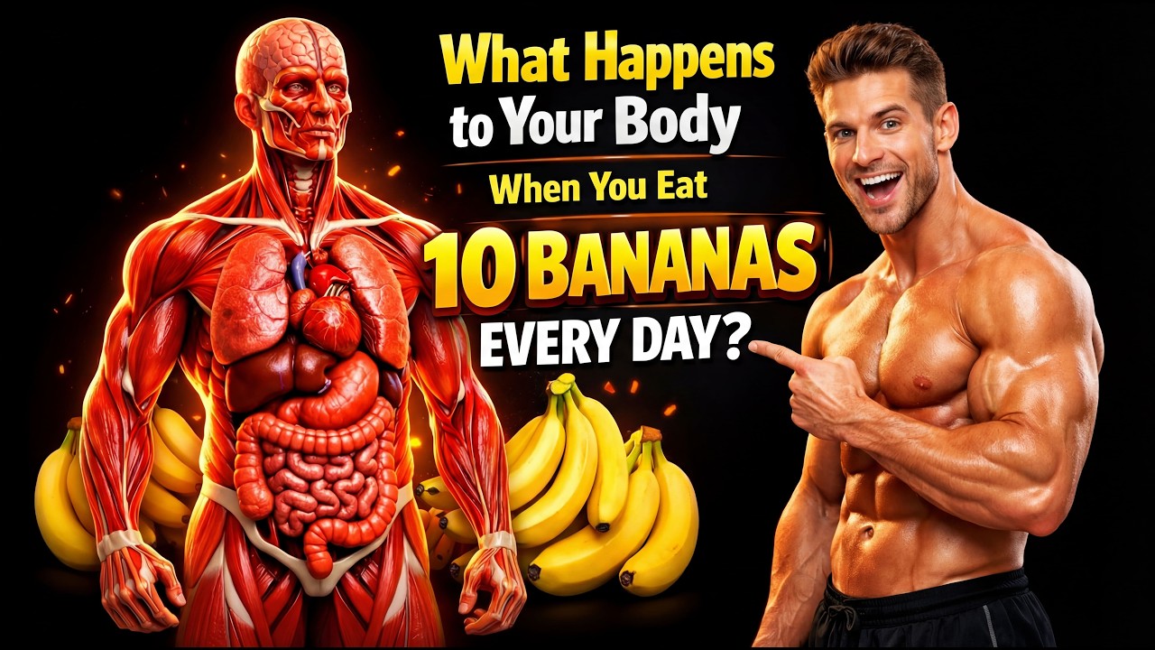 What Happens To Your Body When You Eat 10 Bananas Every Day for 30 Days?