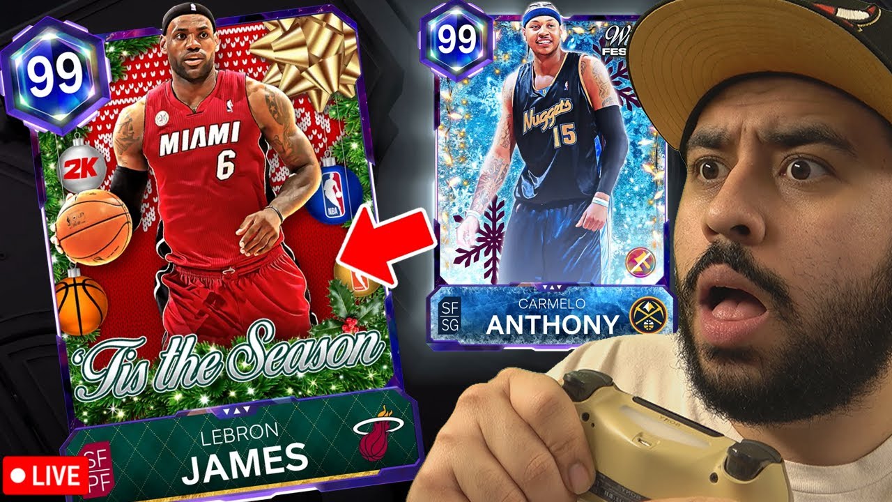 *LIVE* New Christmas Event and Opening Packs for Dark Matter Lebron James!