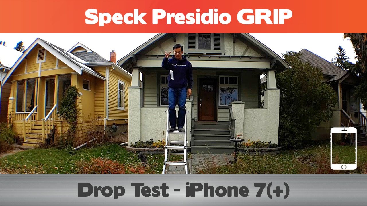 Did it pass the 10 ft drop? Speck Presidio GRIP Drop Test -  iPhone 7 cases