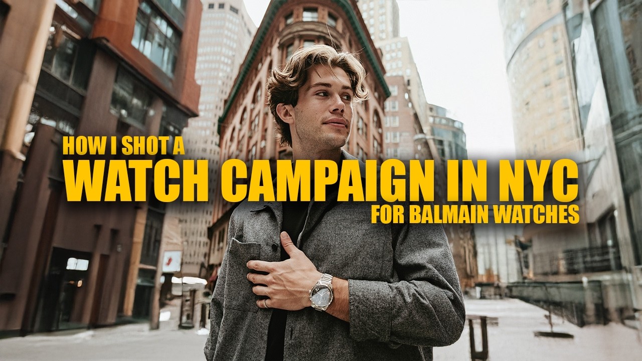 I Shot a Watch Campaign on the Streets of NYC | Lifestyle Portraits Across NYC