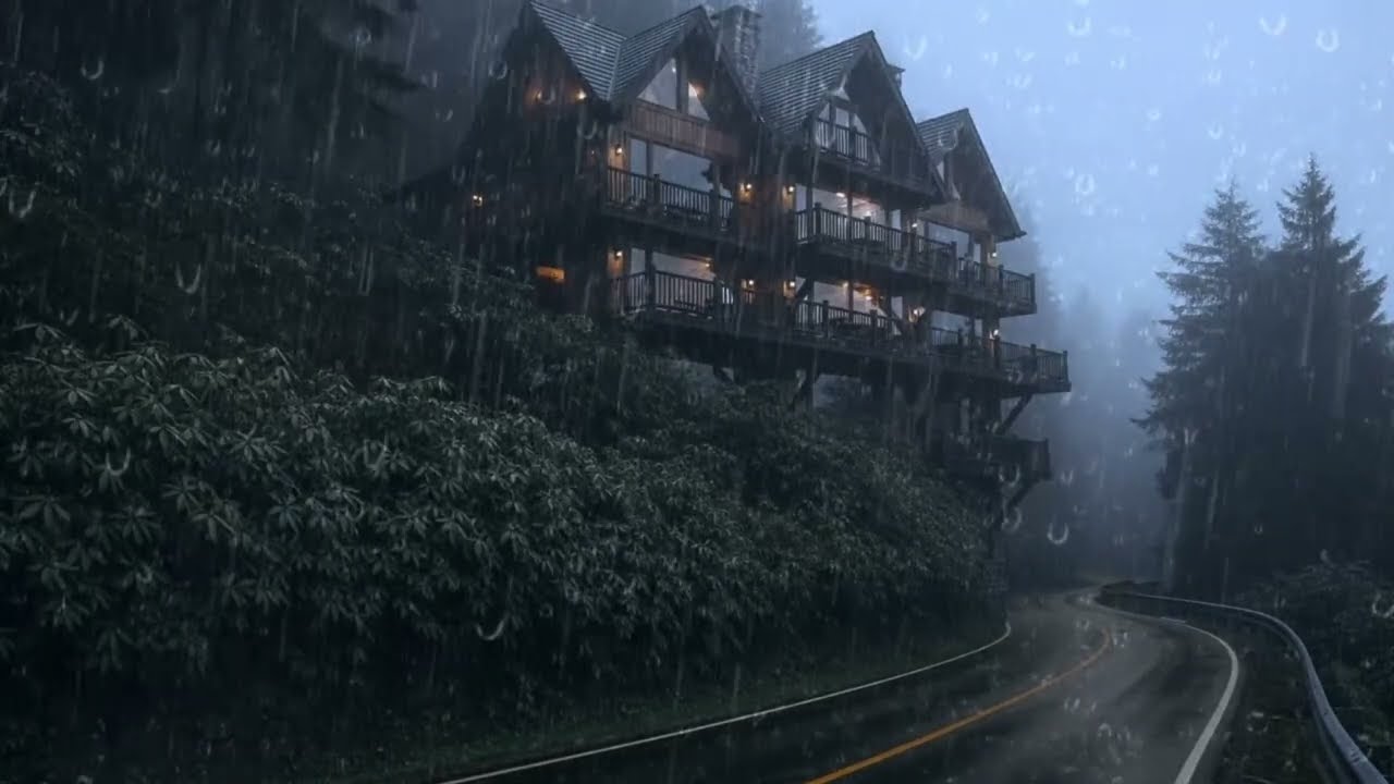 Fall Asleep Faster to Heavy Rain & Thunder | Relaxing Tin Roof Sounds with Cozy Rain Ambience ⛈️