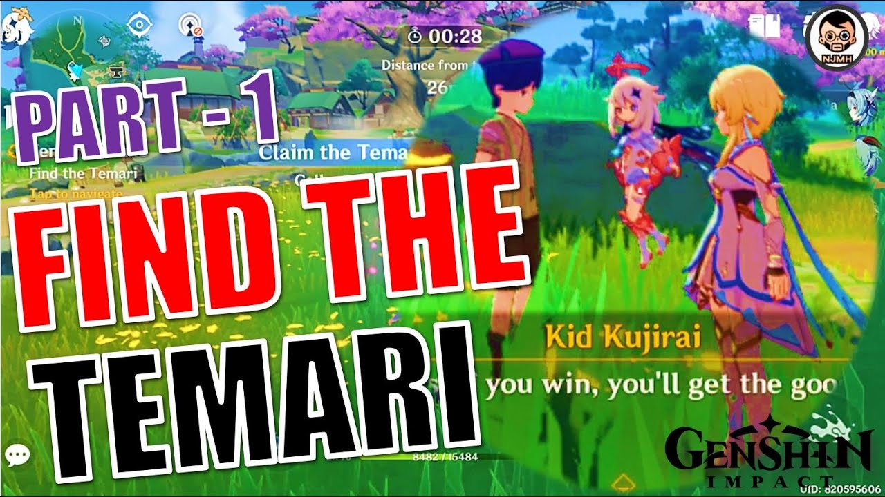 [Part - 1] Temaria Game (Find the Temari) Quest Guide | Genshin Impact