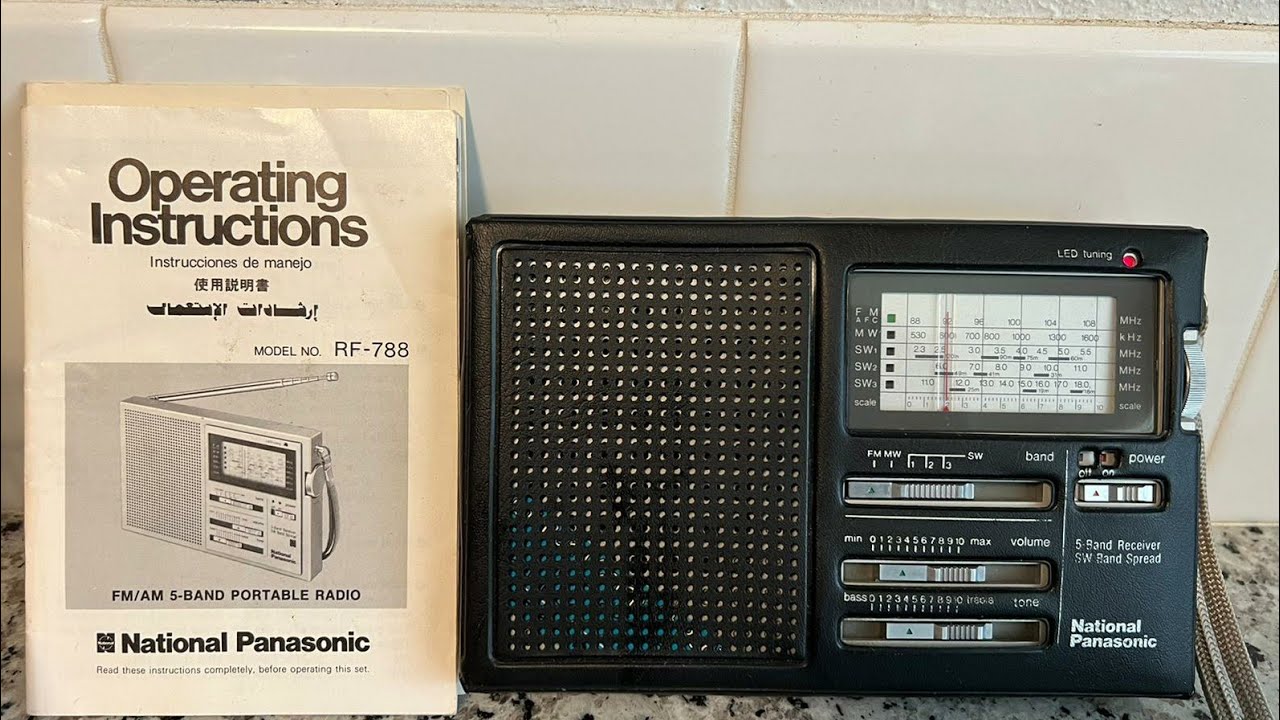 Radio National Panasonic RF-788راديو ناشيونال باناسونيك ار اف ٧٨٨متعدد الموجات