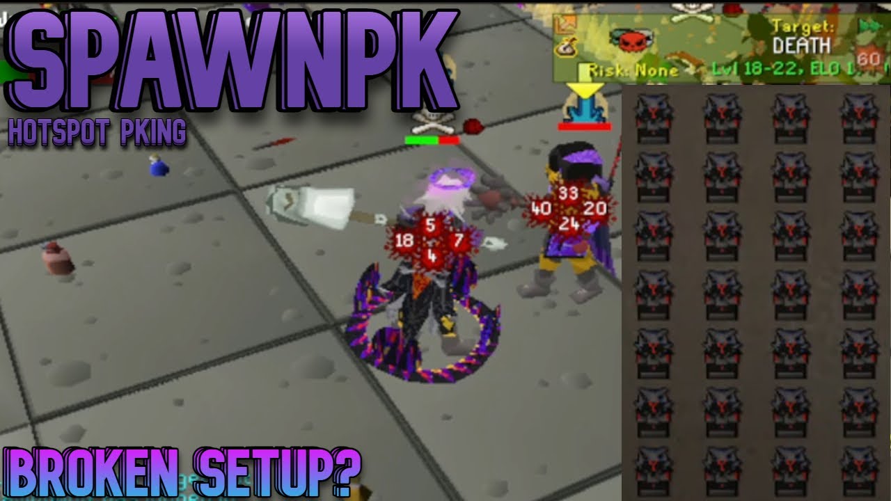 Farming Emblems on SpawnPK with this OP Setup! - HUGE GIVEAWAY - Spawnpk Hotspot Pking #1 - RSPS