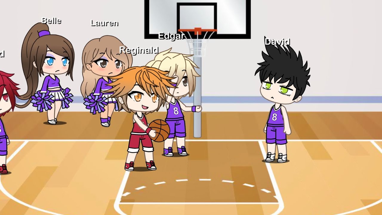 Cheerleader & Basketball Player Swap Roles & Clothes | Gacha Life Clothes Swap