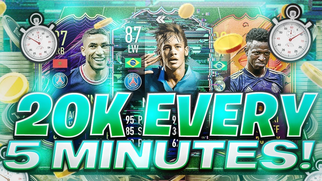 20K EVERY 5 MINS FIFA 22 BEST TRADING METHODS (FIFA 22 SNIPING FILTERS & FLIPPING)