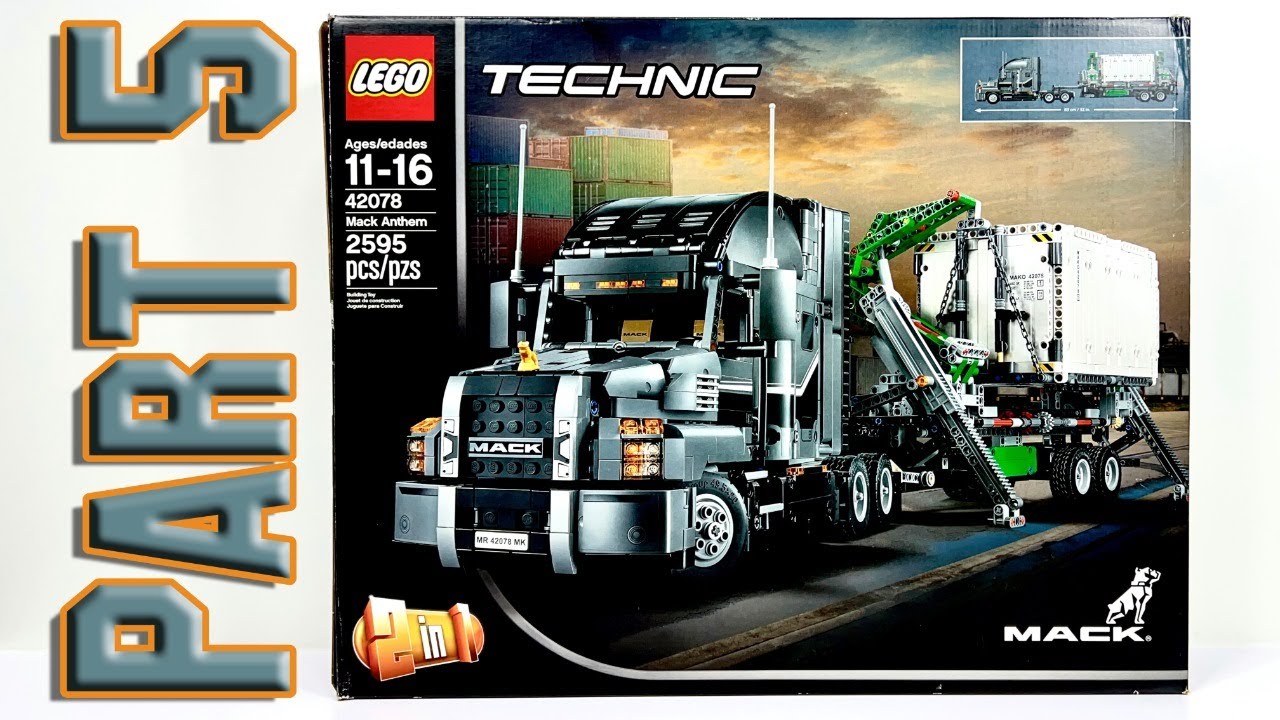 Let's Build The Mack Anthem 42078 Lego Technic 2018 2595pcs pt5