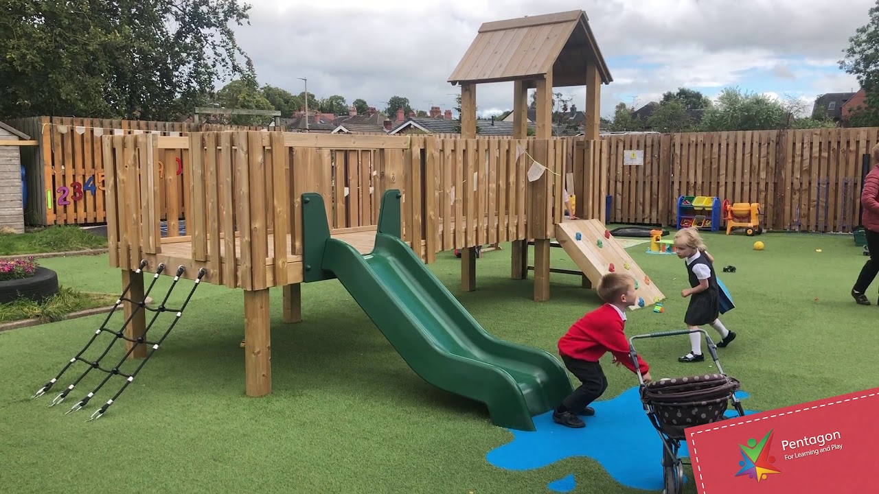 EYFS Playground Equipment at Shavington Primary School