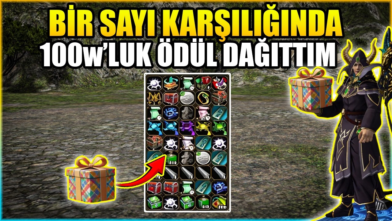 BİR SAYI SÖYLE DENK GELEN ÖDÜLÜ KAZAN ! 100W DAĞITTIM! | Metin2 TR Lucifer