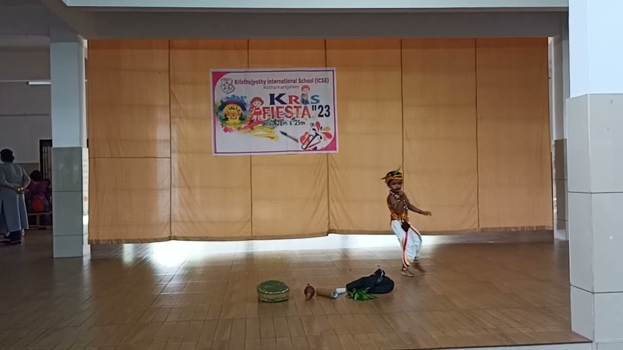 Malankuravan folk dance by Goutham @ Kristhujyothy International school