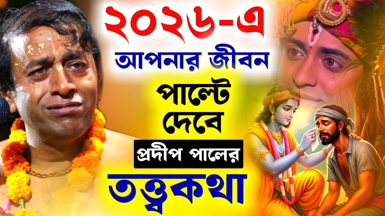 ২০২৬-এ আপনার জীবন পাল্টে দেবে প্রদীপ পালের এই তত্বকথা গুলো [Pradip Pal Kirtan]Pradip Pal Kirtan 2026