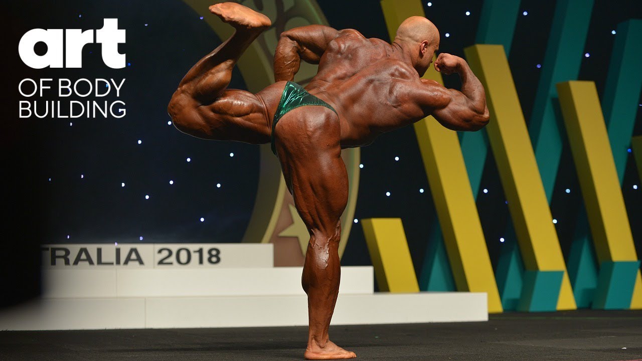 Lukas Osladil Posing - Arnold Classic Australia 2018