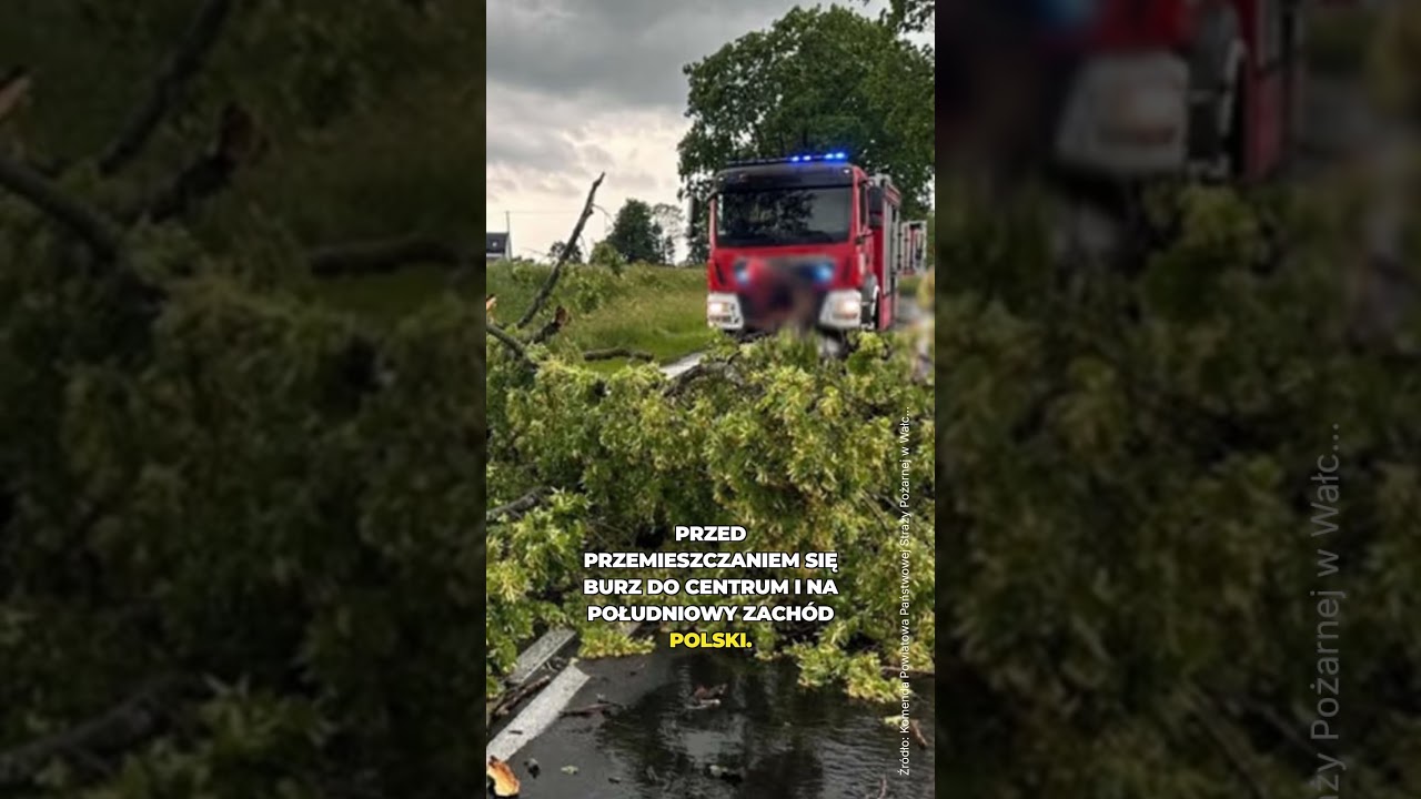 NISZCZYCIELSKIE BURZE JUŻ W POLSCE! TORNADO, GRAD I POŁAMANE DRZEWA!