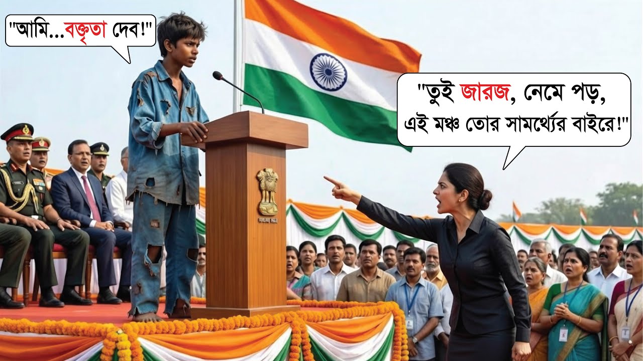 সবাই তাকে গরীব ছেলে ভেবেছিল... কিন্তু সে ১০ কোটি টাকার ভাষণ দিয়েছে!