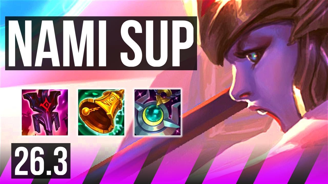 NAMI & Ezreal vs AMUMU & Karthus (SUP) | 18K damage | EUNE Grandmaster | 26.3