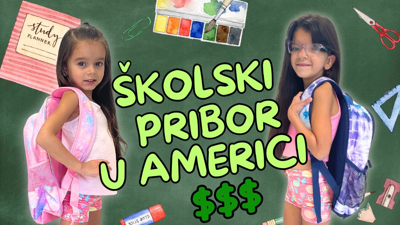 Školski pribor u AMERICI | Koliko sve košta??? @ARIJAIALINA  #usa #škola #kupovina