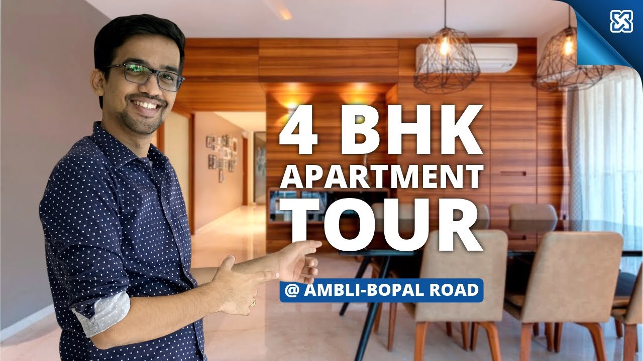 4 BHK Luxurious Apartment Tour | Sample House | Paarijat Eclat | Ambli | Ahmedabad