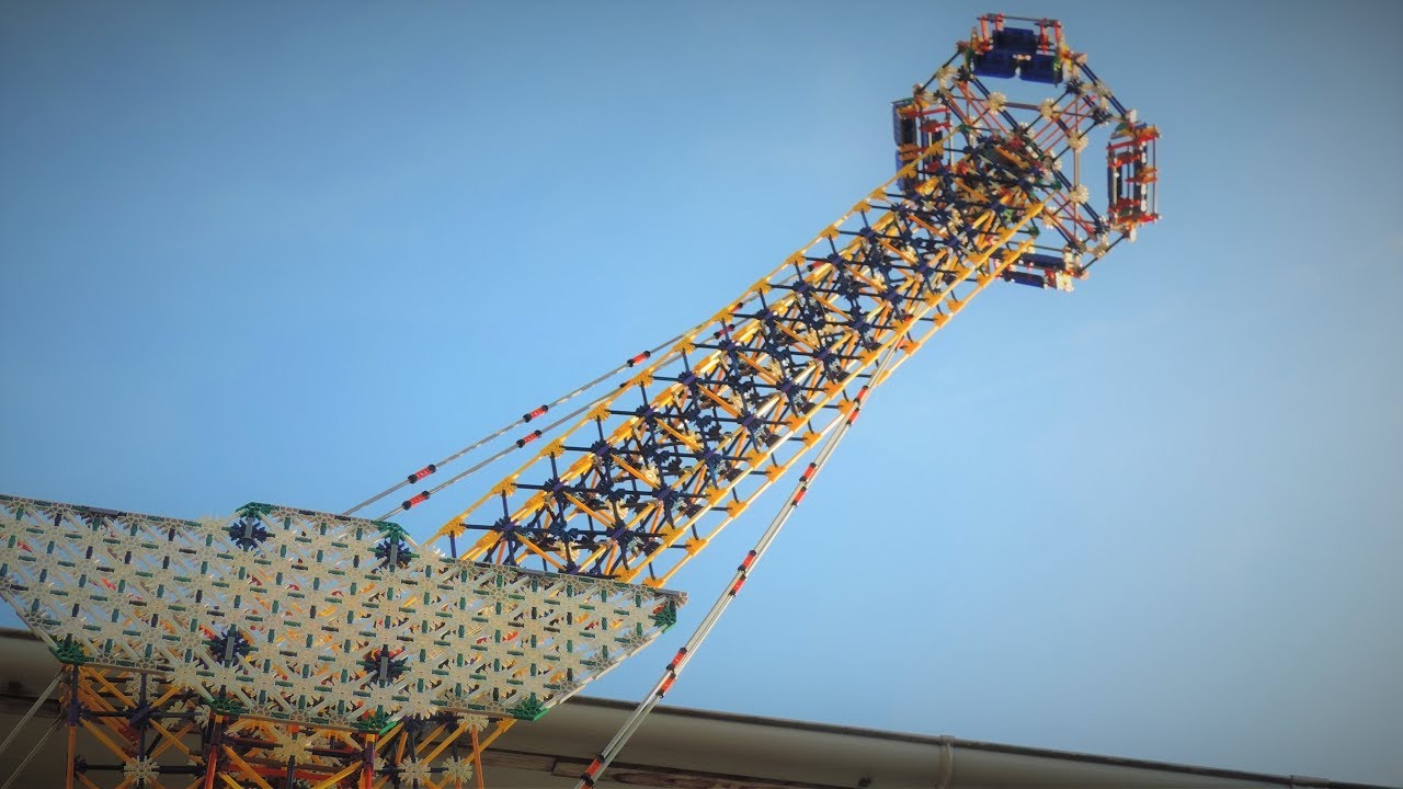 World's Biggest Knex Frisbee Ride
