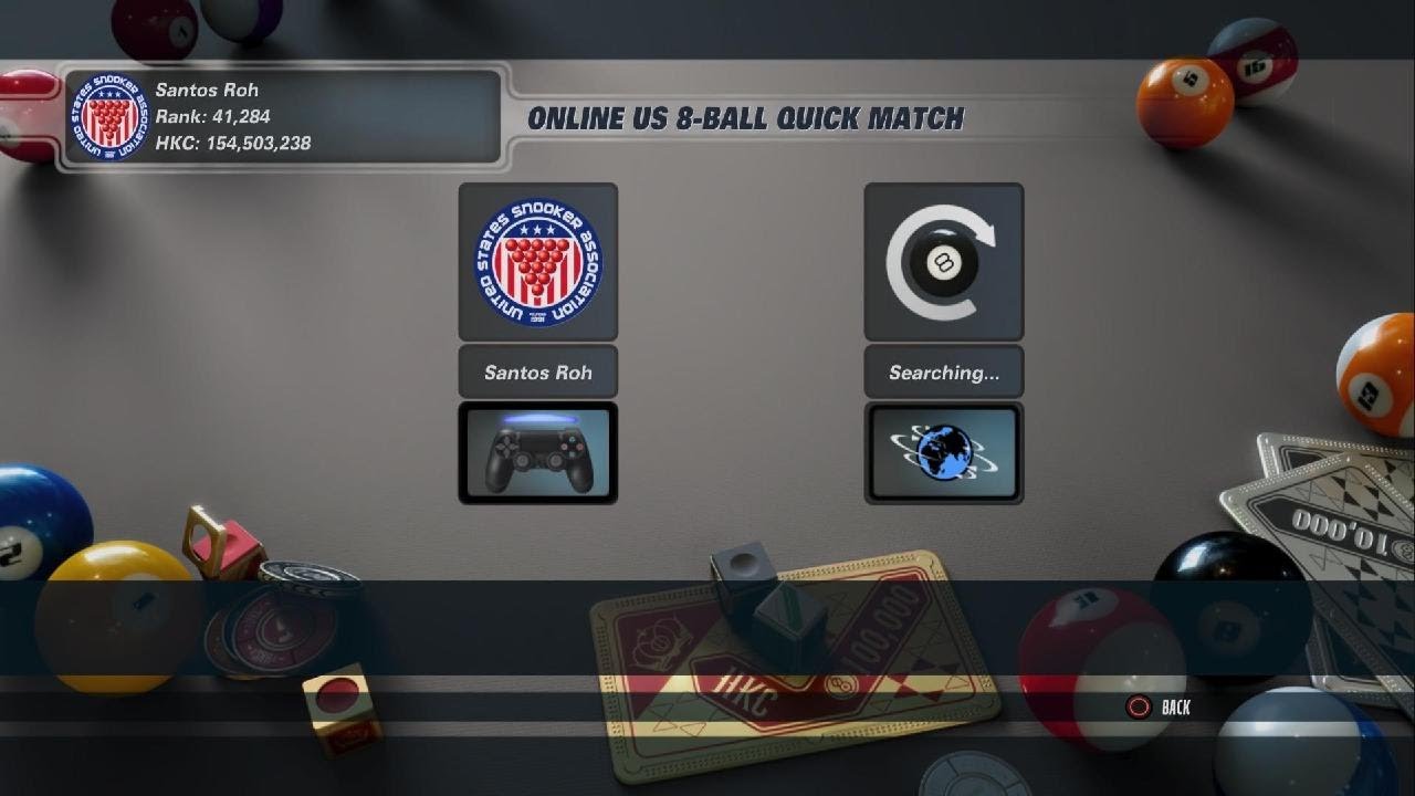 Hustle Kings, US 8-Ball Master against blown88SSP, close game!