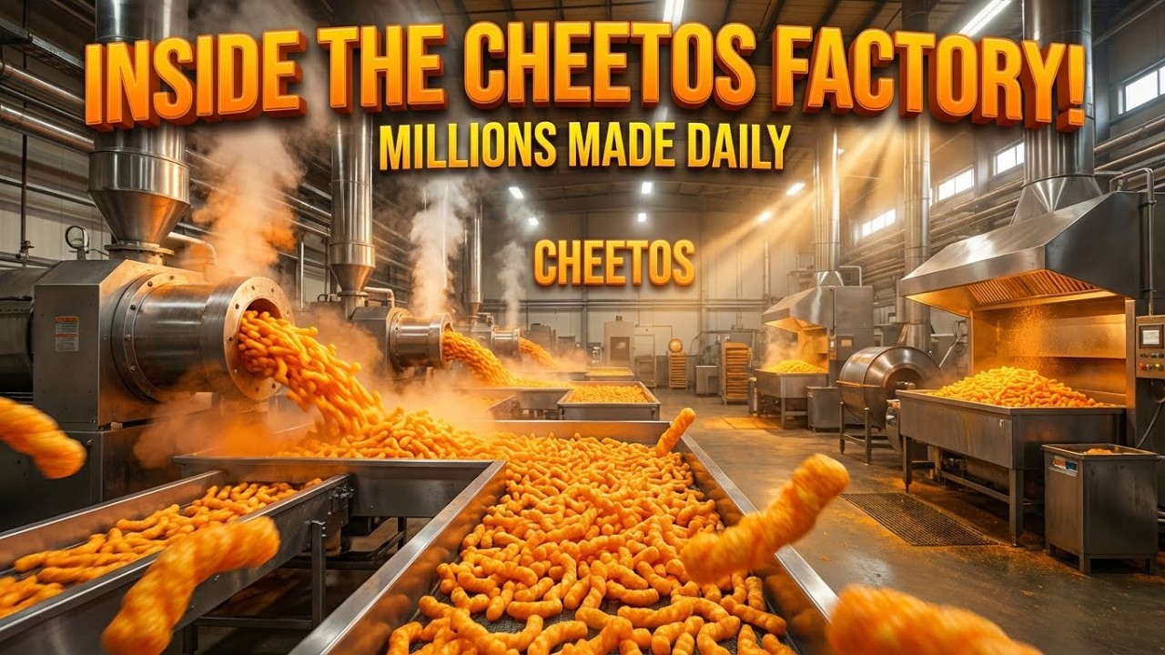 How Cheetos Are Made at Massive Scale | Inside the Factory