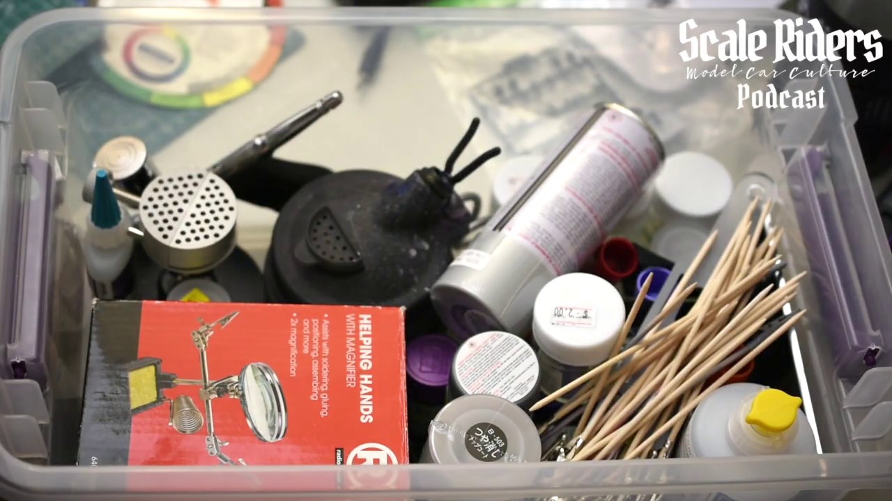 What's in the Model Car Storage Bin