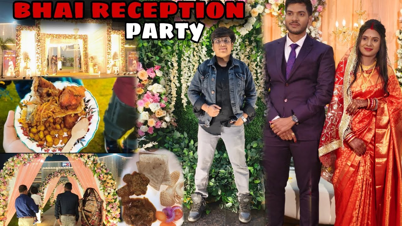 Bhai reception party pura jamigala...#reception#marriage #vlog#food#viralvideo @Foodwithguddu-r3u 