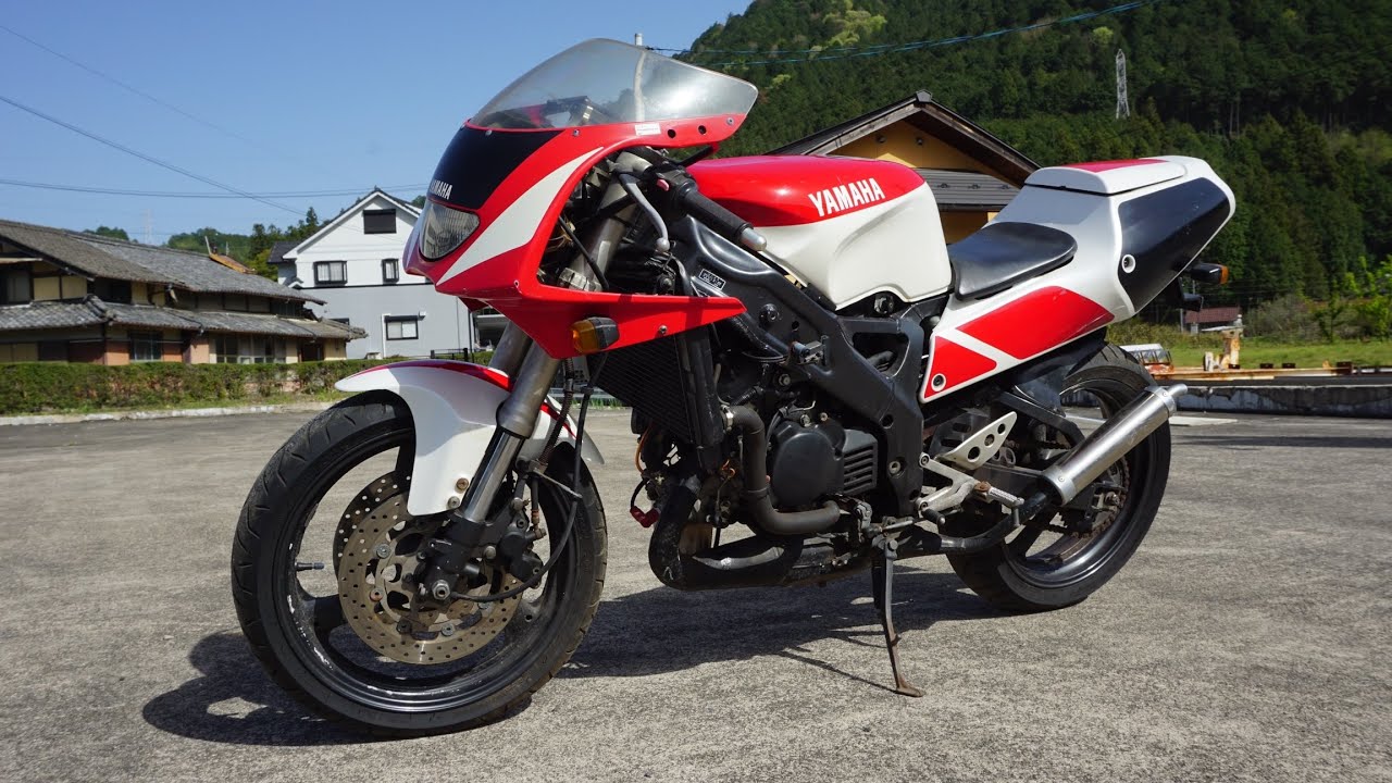 始動動画　YAMAHA  TZR250R  3XV  乾式クラッチ　レストアベース