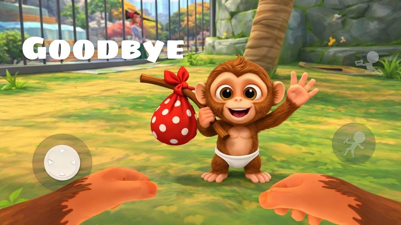 Khỉ con đã hoàn toàn biến mất. I am monkey, Game cùng cha cùng mẹ của I am Cat. #vr #gameplay #steam