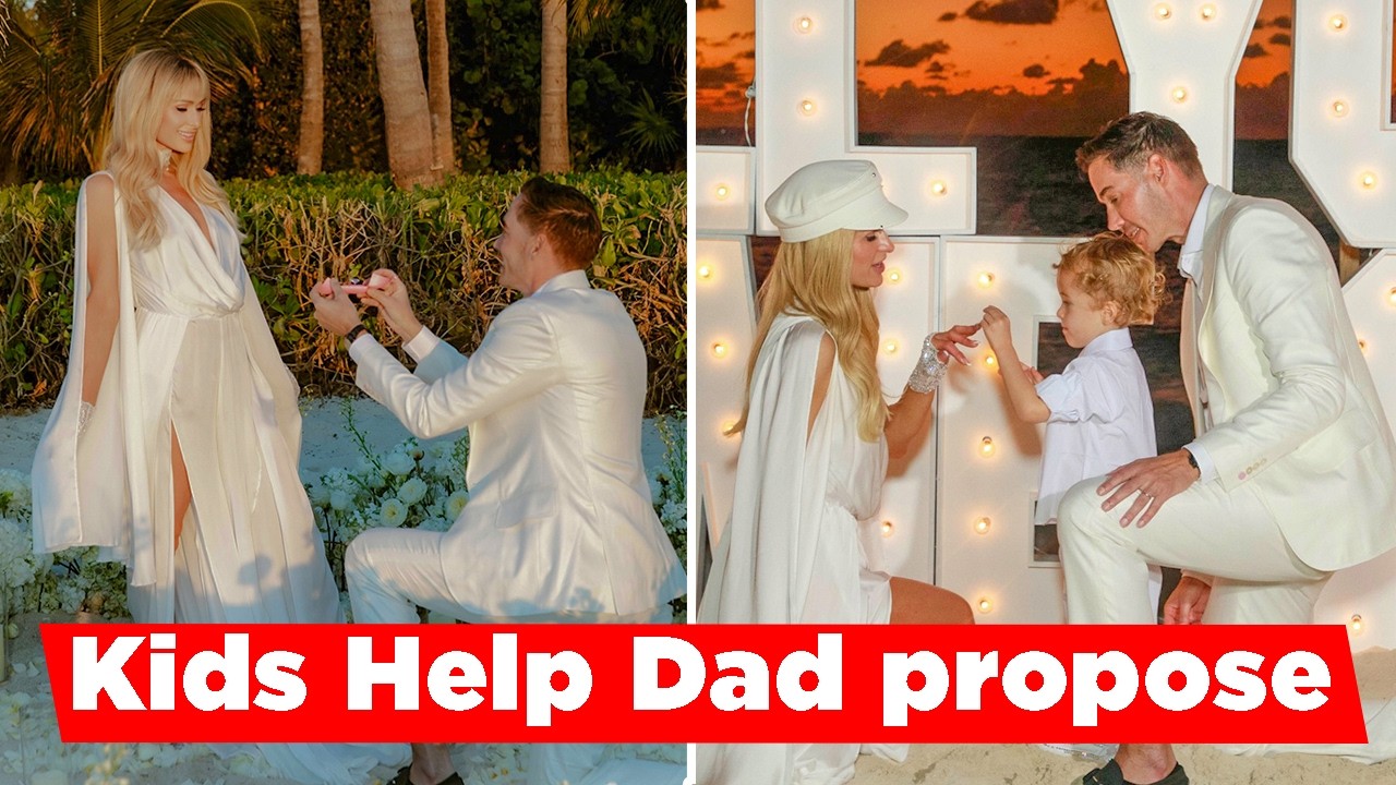 Paris Hilton’s Kids Help Dad Re propose To Mom On Valentine’s Day