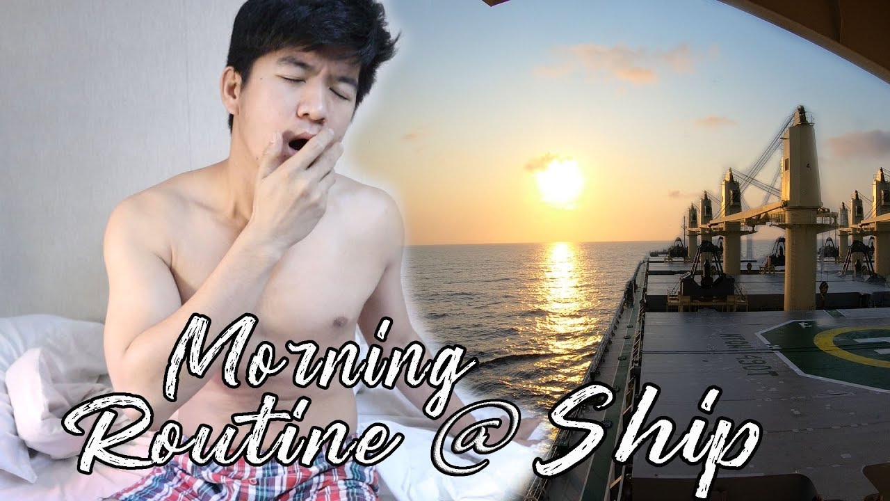 MY MORNING ROUTINE AT SHIP | BAD WEATHER