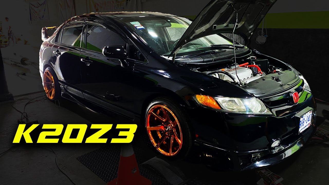 K20Z3 con modificaciones básicas y programación con Hondata FlashPro!!!