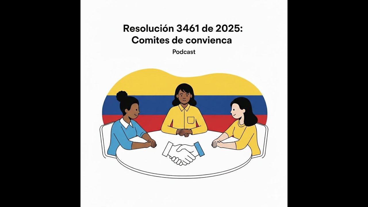 Resolución 3461 de 2025: Nuevas orientaciones para los Comités de Convivencia Laboral en Colombia
