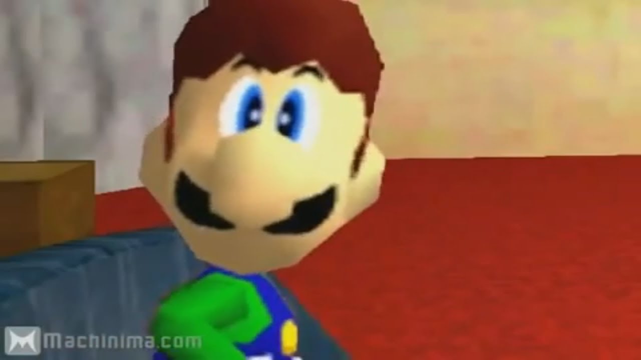 Why Luigi Wasn't in Super Mario 64 (Machinima Reupload)