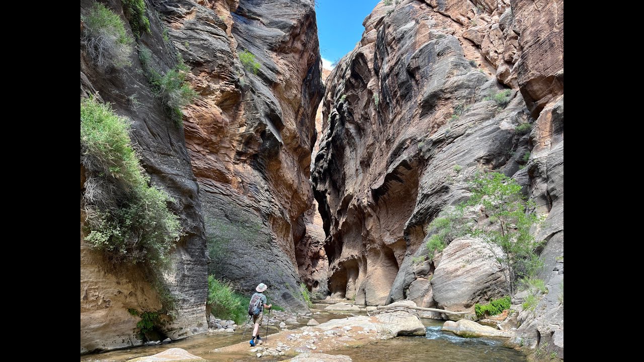 Parunuweap Canyon in Zion - The Narrows without People