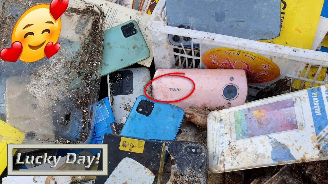 Great! i Found Many Broken Phones and glass screens in the garbage dumps - Restoring Tecno Spark 8