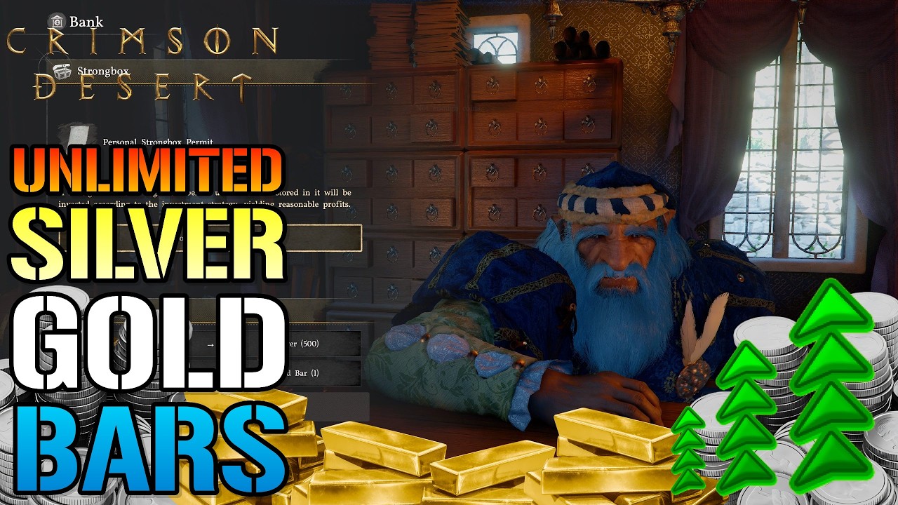 Crimson Desert: UNLIMITED Silver & Gold Bars! How To Get Make Silver & Get Rich TODAY