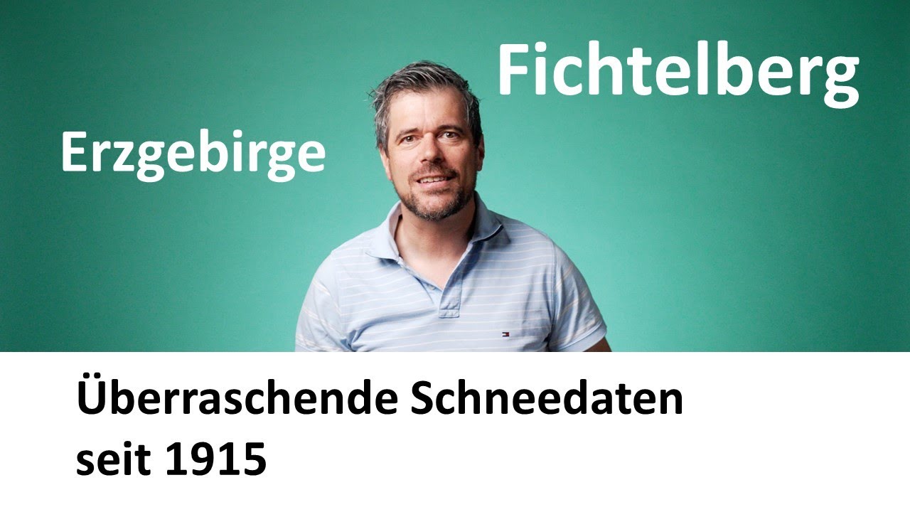 Fichtelberg: Schneeveränderungen seit 1915/16