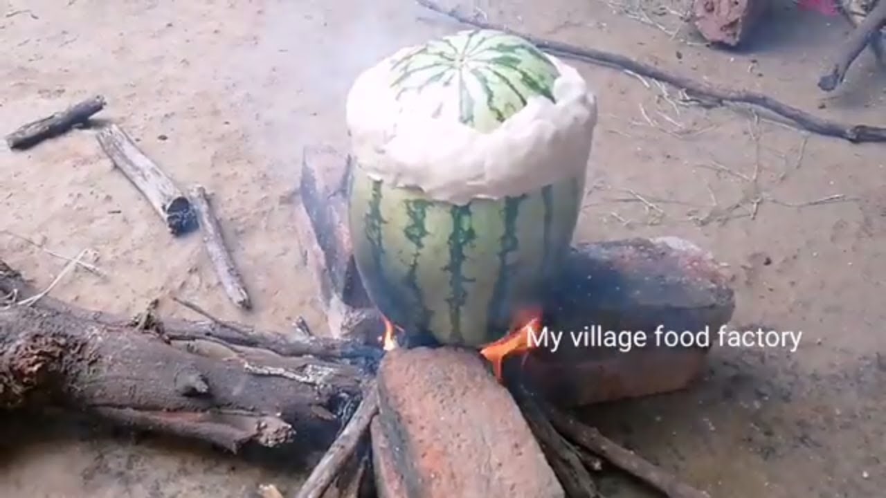 Watermelon chicken village style prepared by my brother #KitchenBhojanambuYum