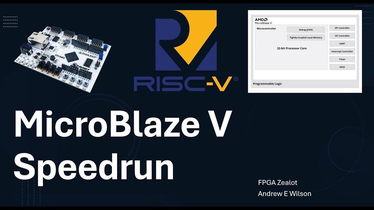MicroBlaze V Speedrun: Live Stream