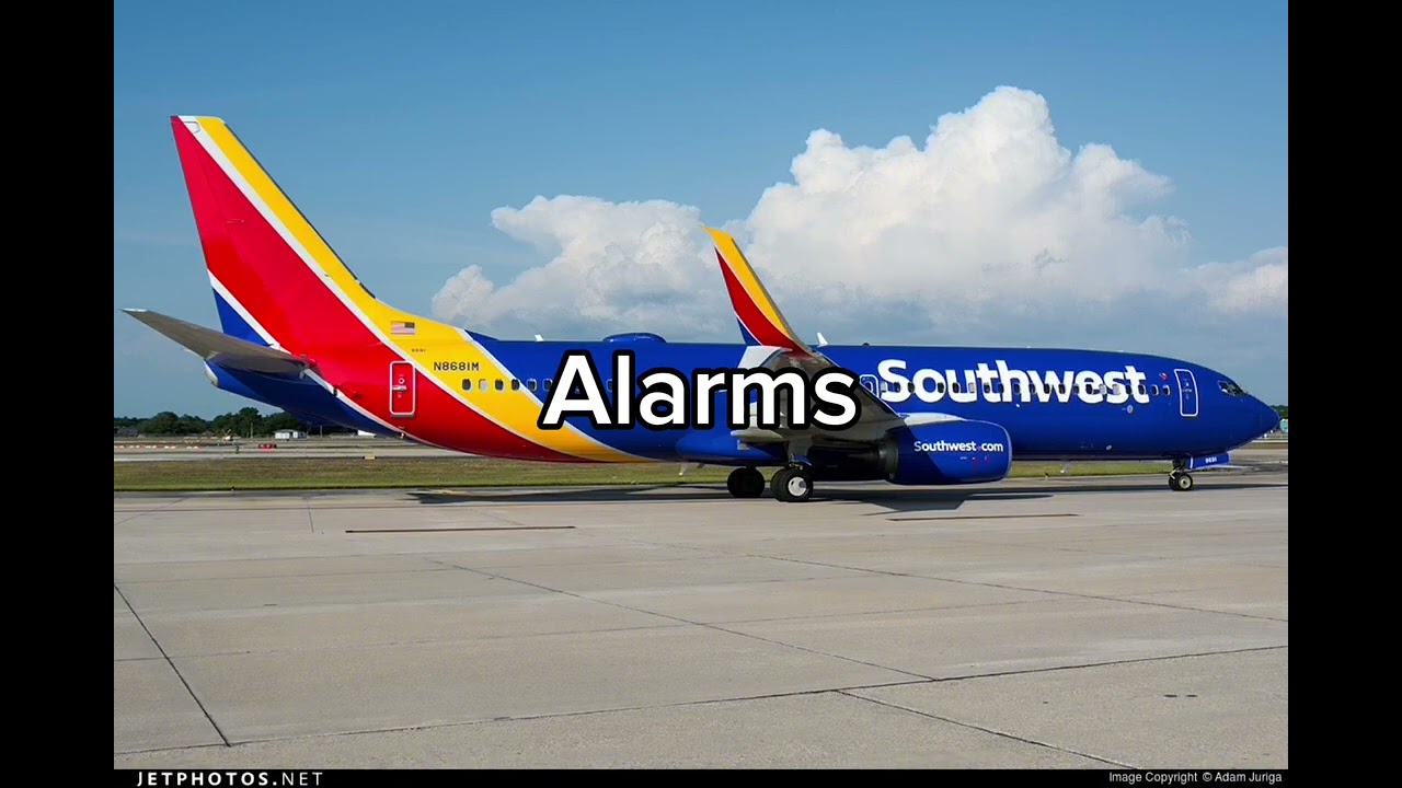 737-800/737 8 MAX Boeing All alarms TCAS and GPWS (high quality sound)