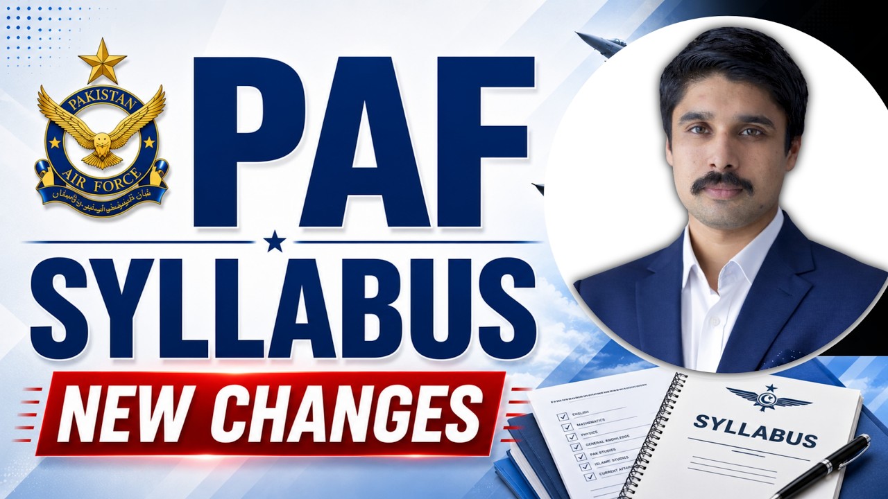 Pakistan Air Force New Syllabus And Test Pattern | PAF Jobs 2026