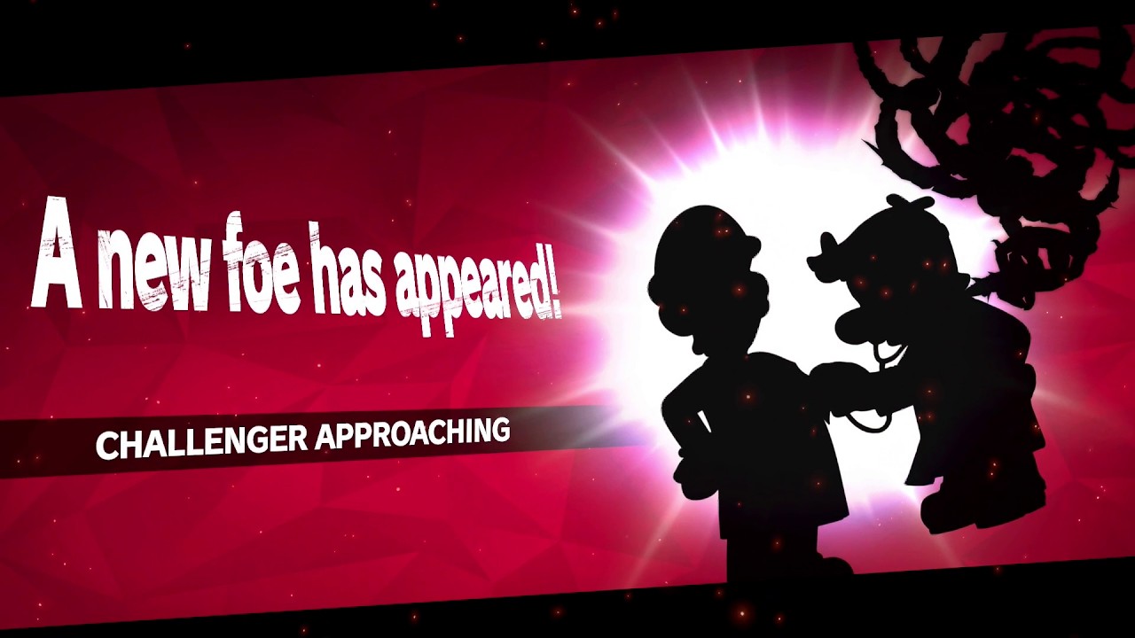 Доктор Даркон. Марио и доктор Луиджи приближаются в Smash Ultimate