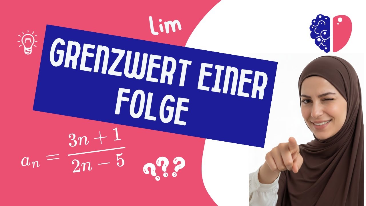 Grenzwert einer Folge bestimmen - Analysis einfach erklärt - rationale Folge als Bruch