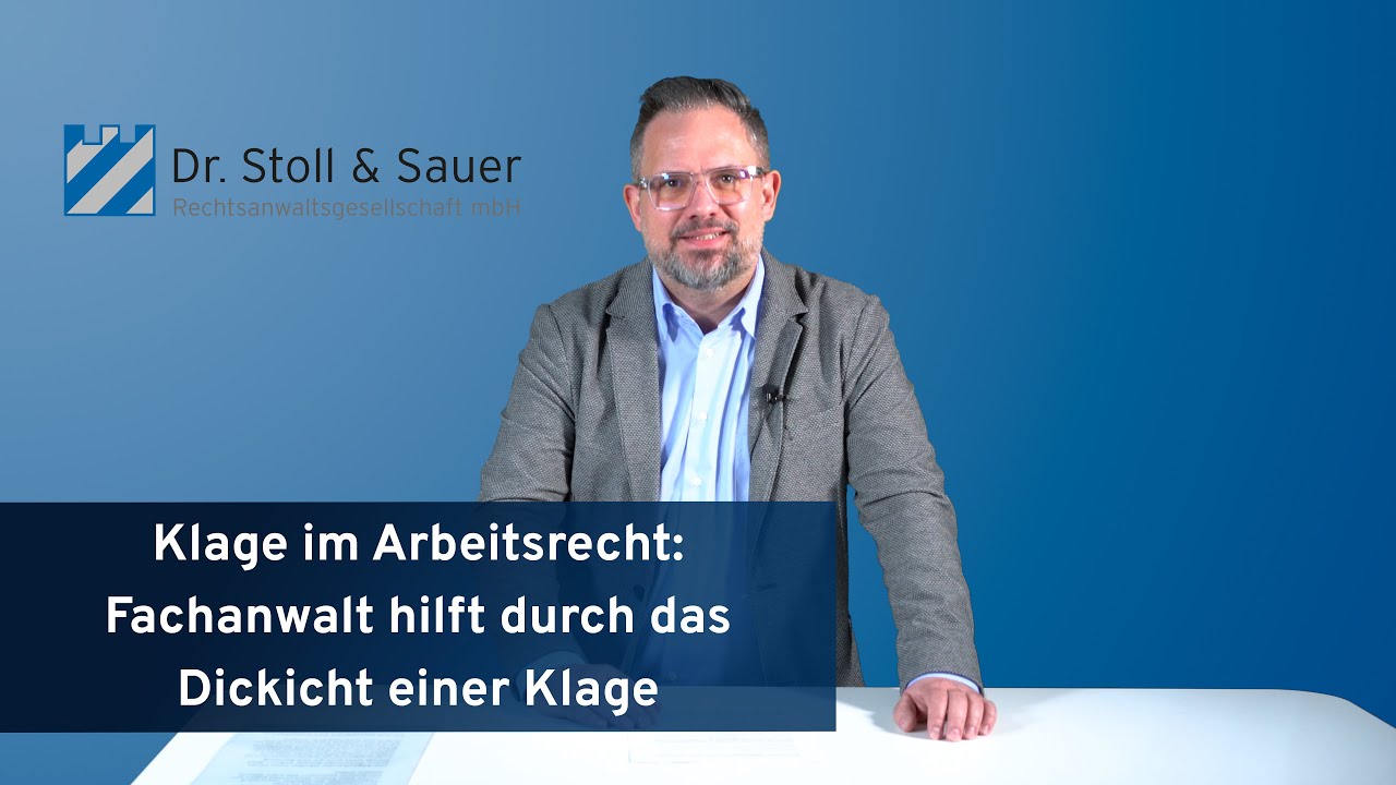 Klage im Arbeitsrecht: Fachanwalt hilft durch das Dickicht einer Klage