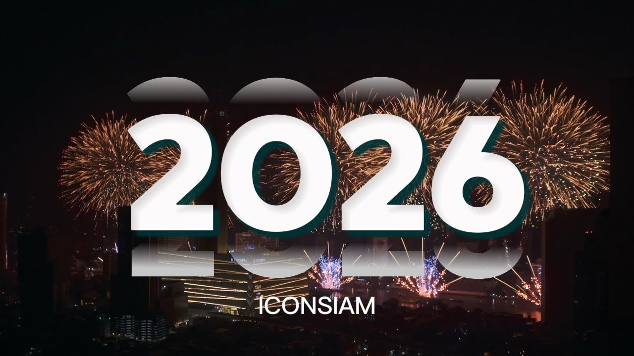 New Year Fireworks at ICONSIAM 2026 | Bangkok Countdown 🎆 @ManaKaNoko_Stories 