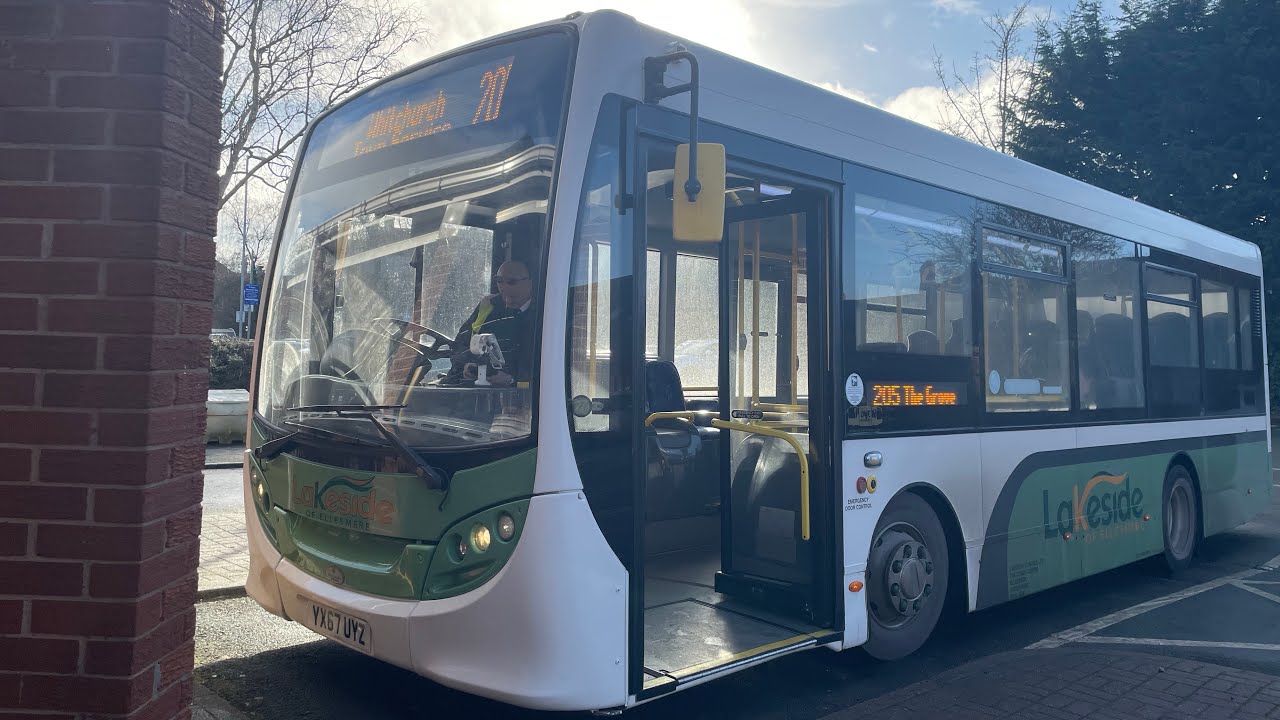 YJ67 UYZ On Lakeside’s Route 205 Whitchurch Town Service!