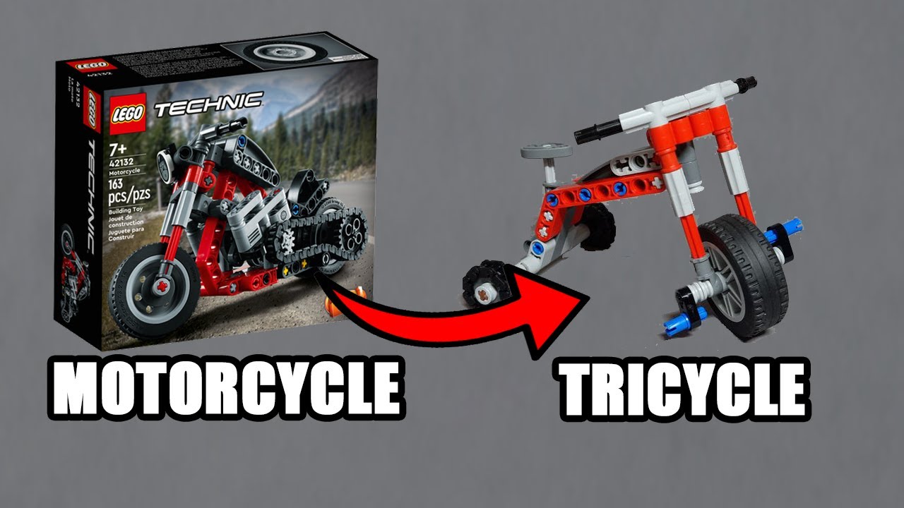 42132 Tricycle - Lego Technic Alternative MOC Tutorial