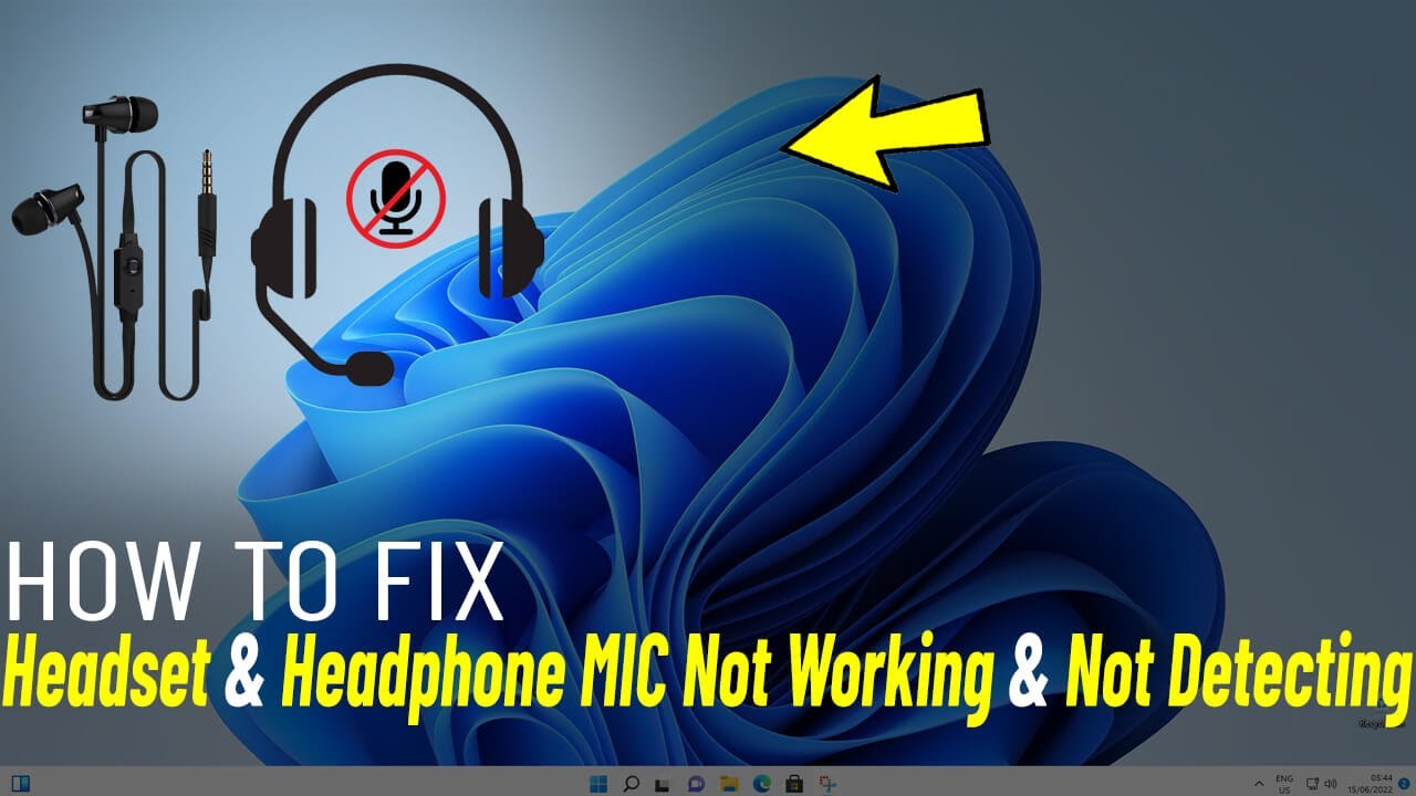 Решить Гарнитура Микрофон не работает в Windows 11 | Fix Headset Mic Not Working Windows 11 🎧✅